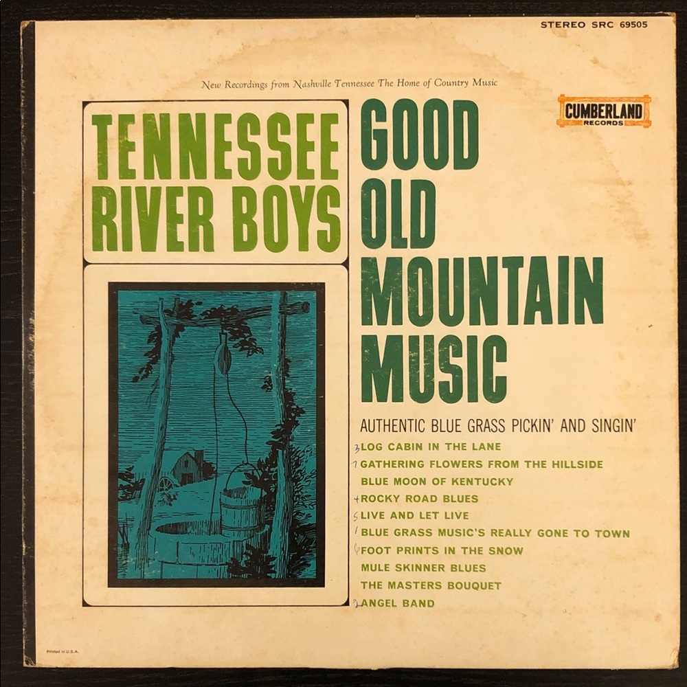 Tennessee River Boys Good Old Mountain Music Vinyl Lp Record Album ‘63